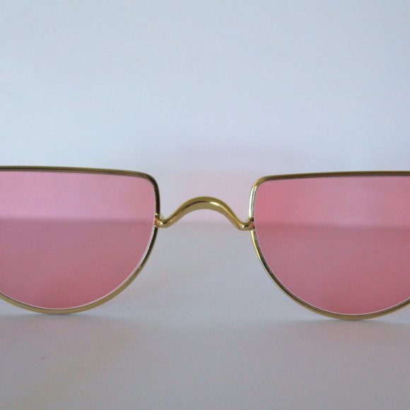 Chloe Gold Metal Frame pink Lens Sunglasses CE158S NEW main image 5